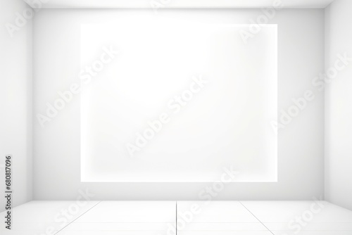 Abstract futuristic architecture background, Minimal technology white backdrop