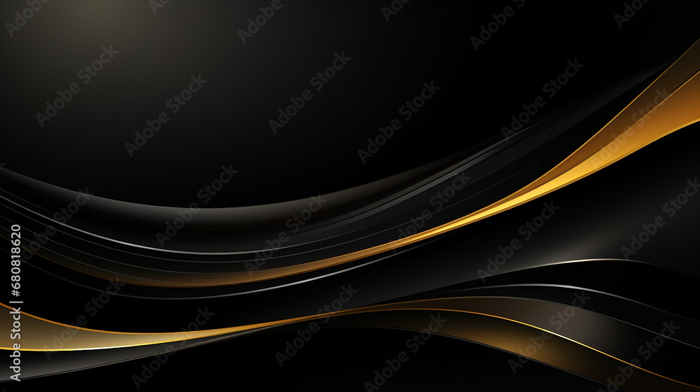 luxury abstract background with golden lines on dark background luxury abstract background with golden lines on dark background