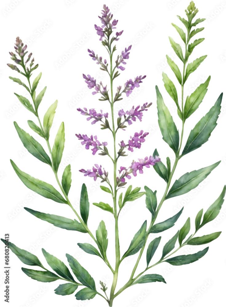 Watercolor wildflower clipart Watercolor wildflower clipart