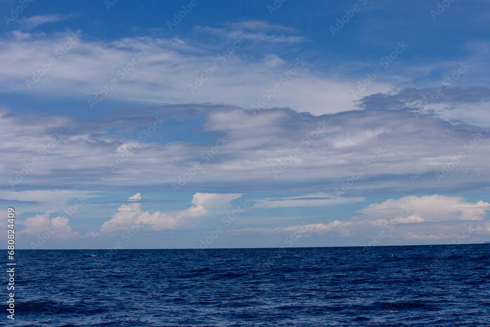 파란 바다, 하얀 구름...너무나 아름다운 필리핀 보홀의 바다풍경 그리고 호핑보트들