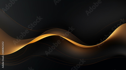 dark and gold abstract background luxury shapes
