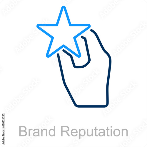 Unsatisfied and disappointed icon concept