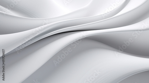 abstract white simple design background 3d rendering