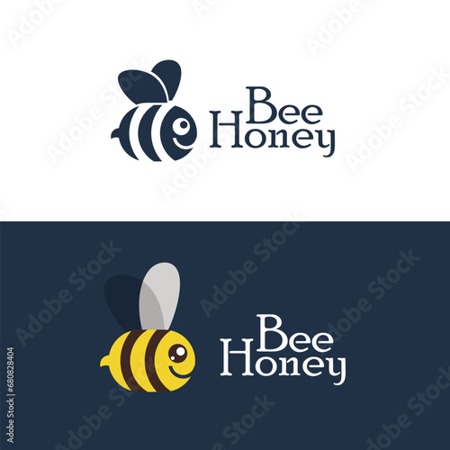 Honey vector logo design template