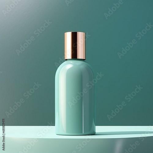 Cosmetic contain product  mockup on clean background.
