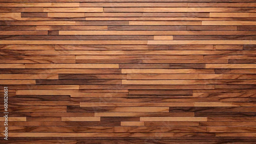 Wood background banner panorama- Brown acoustic panels  wooden boards panel pattern texture