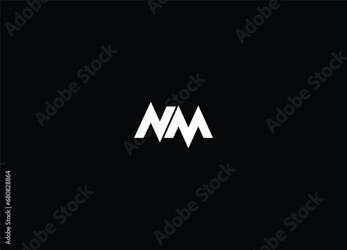 Free Download NM creative logo design and monogram logo - GFXLoad