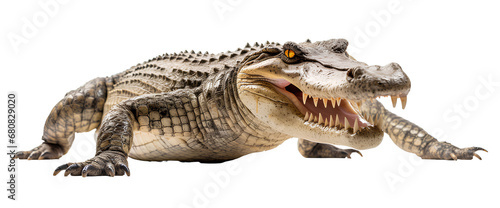 crocodile on transparent background PNG