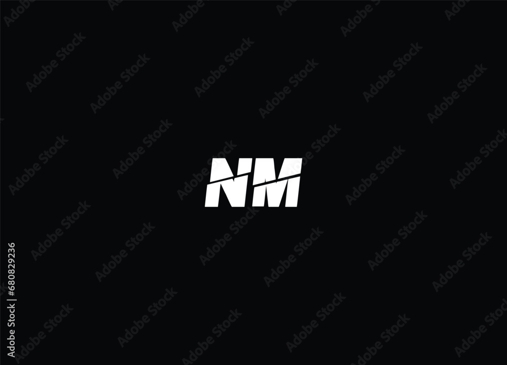NM creative logo design and monogram logo NM creative logo design and monogram logo