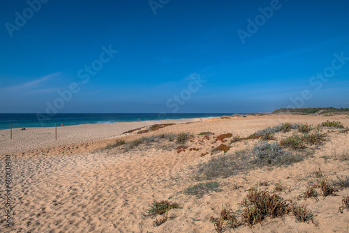 View of Melides beach  Alentejo  Portugal