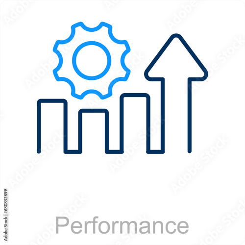 Workflow and implementation icon concept