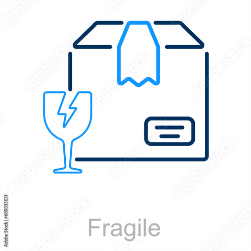 Delivery On Time icon concept