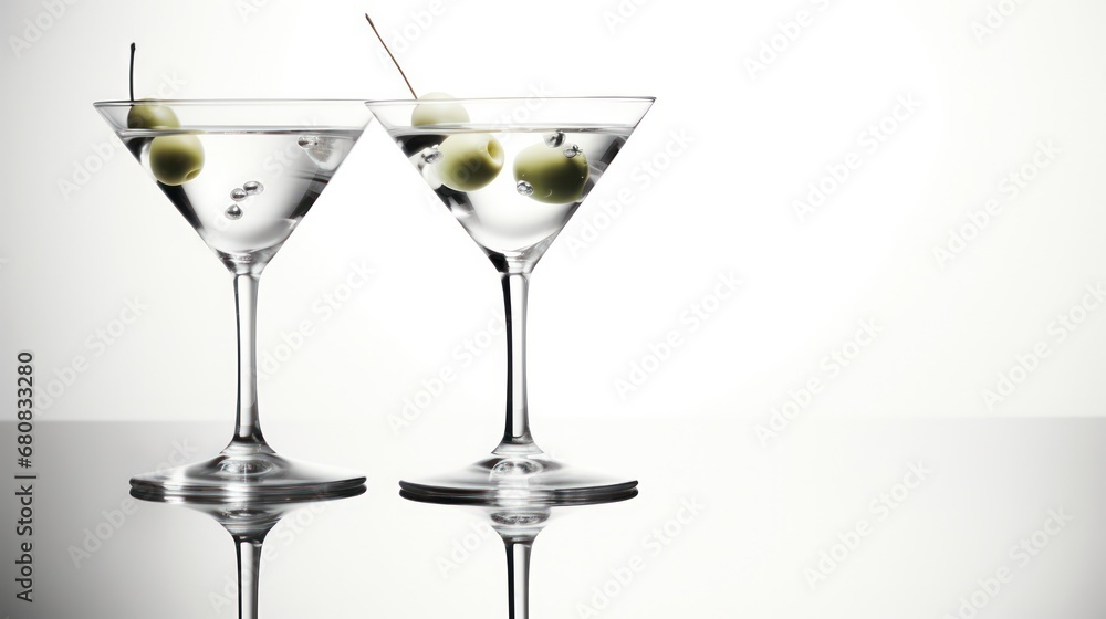 Martini Glass with Bokeh Effect Martini Glass with Bokeh Effect