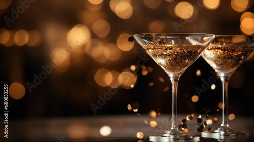 Wallpaper Mural Martini Glass with Bokeh Effect Torontodigital.ca