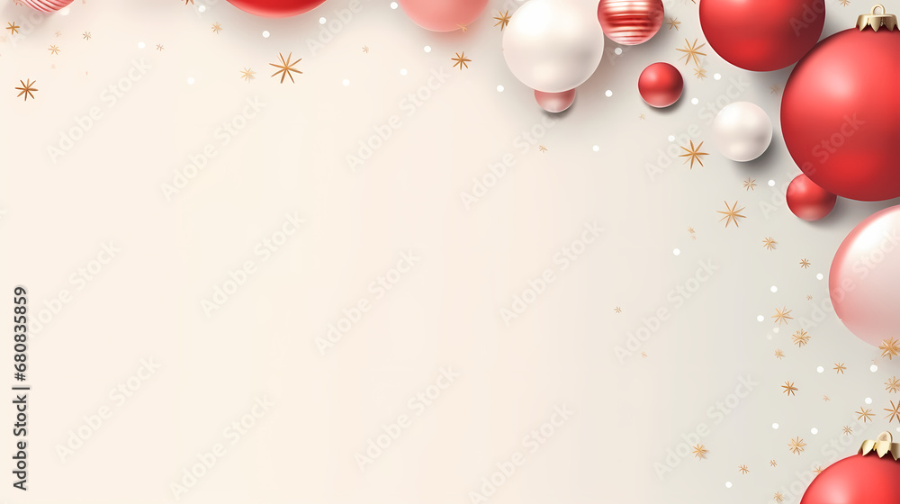 Christmas background, Christmas and holiday decoration materials, PPT background - obrazy, fototapety, plakaty 