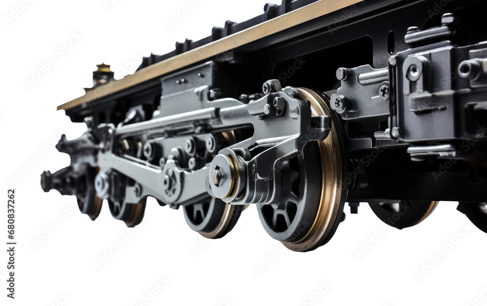 Fastest Train Brake Isolated On Transparent Background PNG.