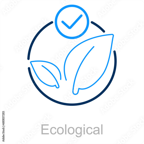 Save Water and water preservation icon concept