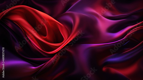 Dark red and purple silk texture. photo