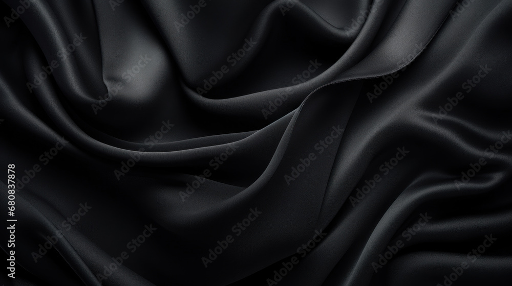 Obraz premium Black silk texture