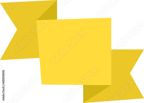 Blank Yellow Banner
