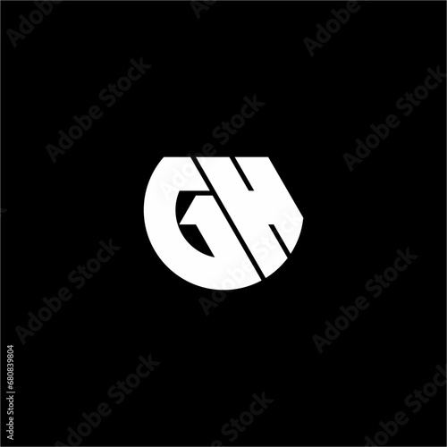 Letter G+1+H Logo