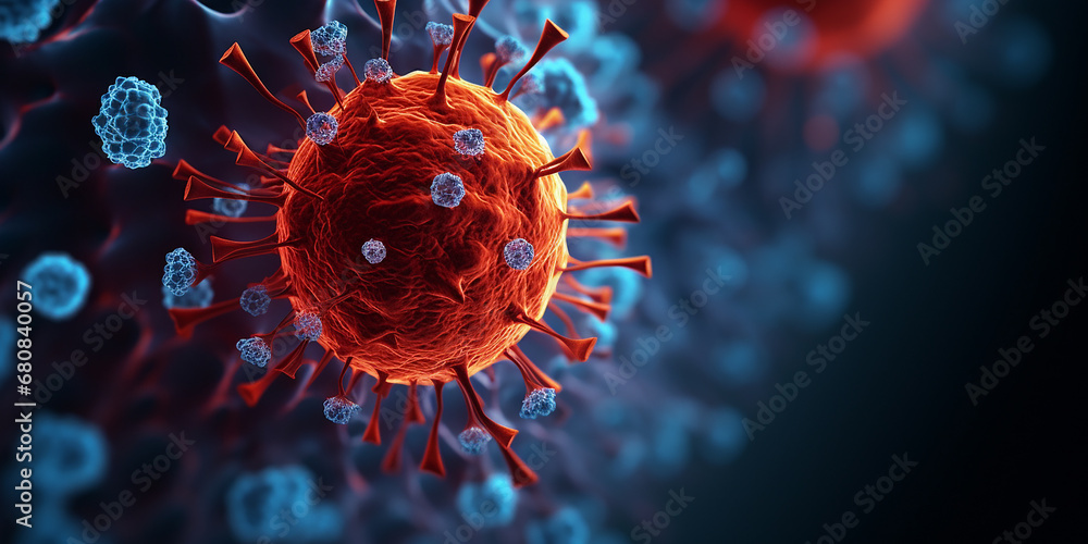 realistic image of a virus, corona virus. macro photography. realistic image of a virus, corona virus. macro photography.