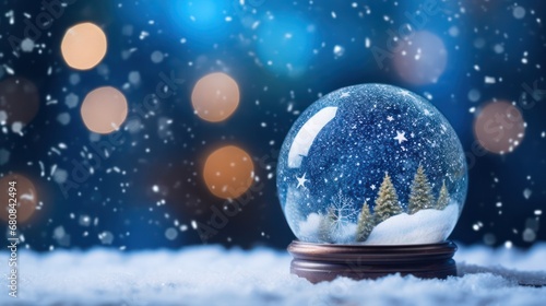 Christmas Snow Globe © Left