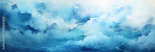 Abstract Blue Watercolor Background Banner, Banner Image For Website, Background abstract , Desktop Wallpaper