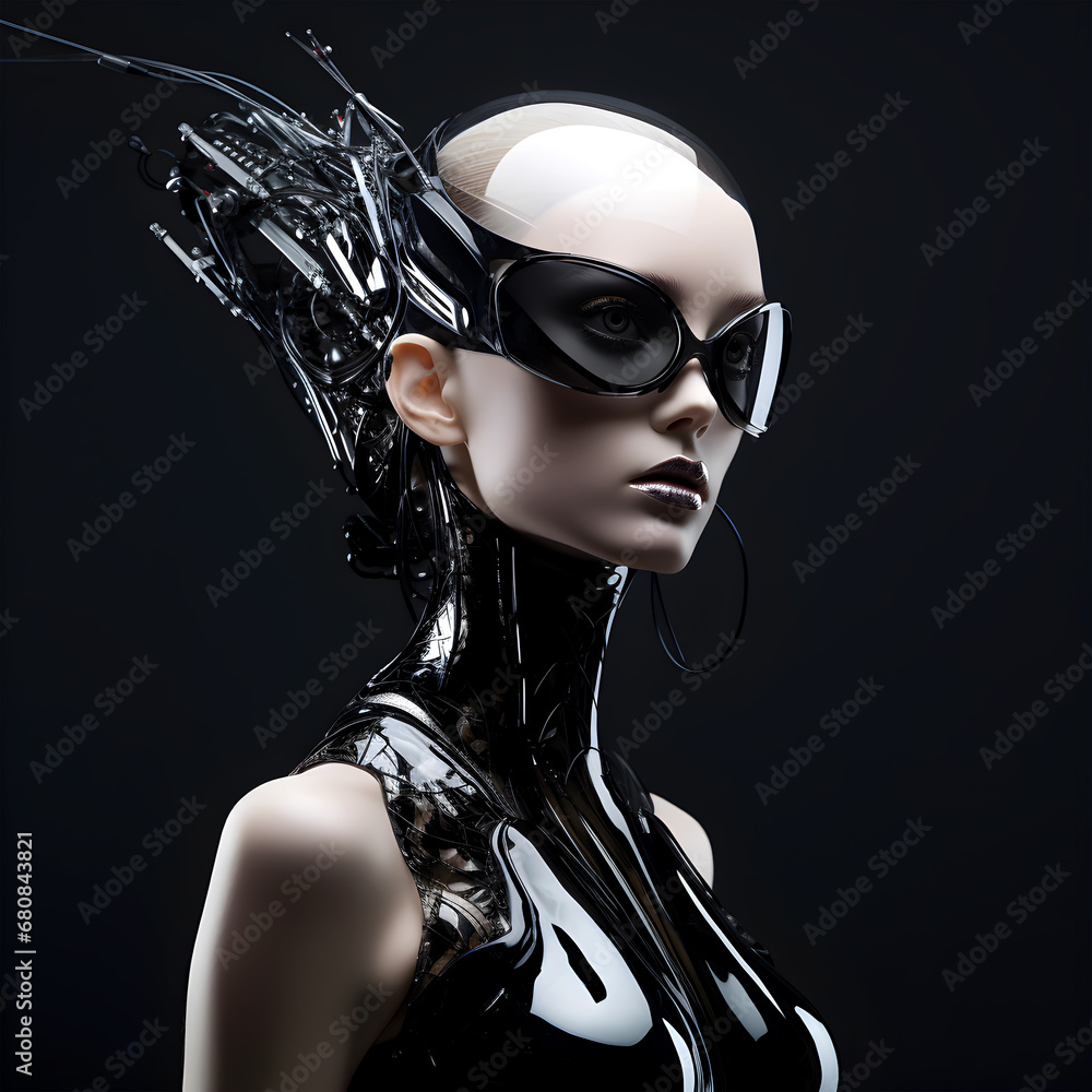 Cyborg Woman Collection - Ai Art Depot Cyborg Woman Collection - Ai Art Depot