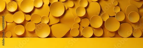 Art Paper Textured Background Yellow Dot  Banner, Banner Image For Website, Background abstract , Desktop Wallpaper