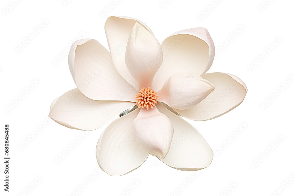 Magnolia flower isolated on white background Magnolia flower isolated on white background