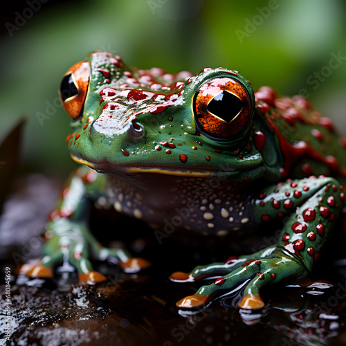 Ai-Art-Depot.Com Cute Frog In the Jungle