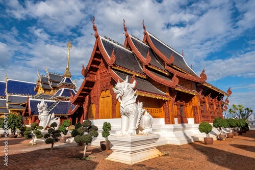 Ban Den Temple, Saree Sri Muang Kaen, Mae Taeng District, Chiang Mai Province, in Thailand