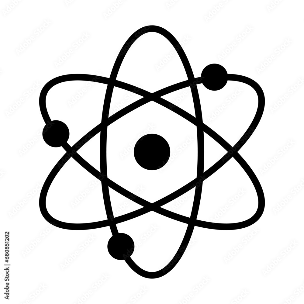 Molecular atom neutron laboratory Icon Vector physics science model for your web site design, logo, app, UI. illustration Molecular atom neutron laboratory Icon Vector physics science model for your web site design, logo, app, UI. illustration