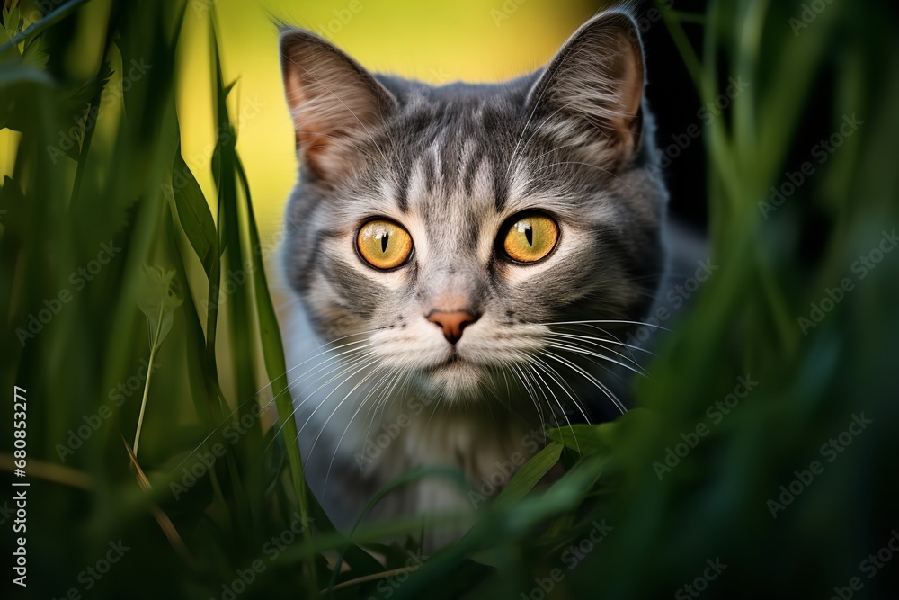 a fluffy white cat with bright blue eyes sitting on a windowsill, looking directly at the camera with a curious expression. The cat's fur is soft and luxurious, and its eyes are wide and sparkling.