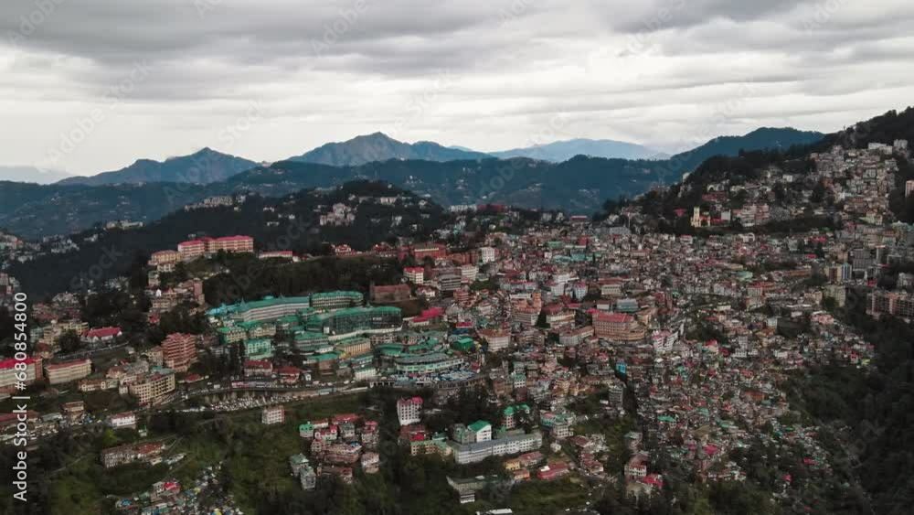 The beautiful panoramic landscape of Shimla is situated in Himachal Pradesh. Natural beauty of Shimla Himachal Pradesh India. Best honeymoon destination for couples. The beautiful panoramic landscape of Shimla is situated in Himachal Pradesh. Natural beauty of Shimla Himachal Pradesh India. Best honeymoon destination for couples.