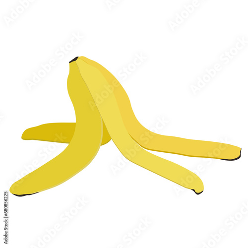 banana peel vector png