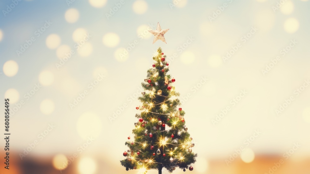 festive minimal design background with christmas tree festive minimal design background with christmas tree