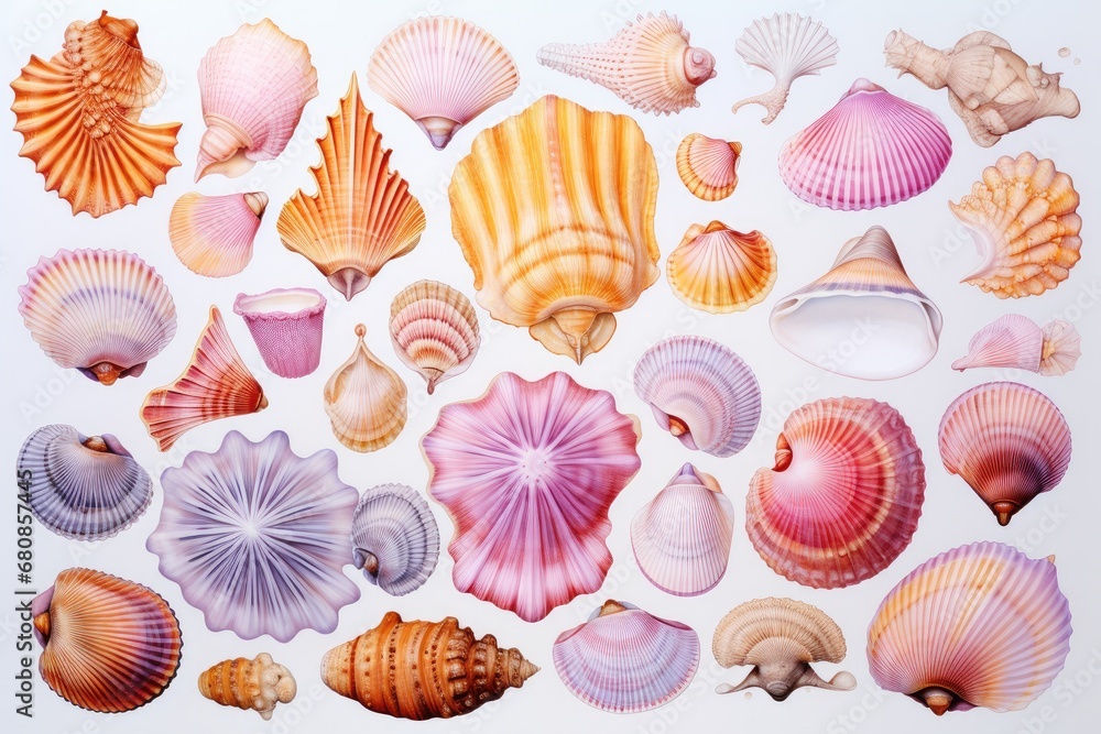 watercolor sea shells and sea life cliparts (1) watercolor sea shells and sea life cliparts (1)