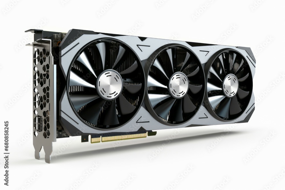 Close up of GPU Graphic card unit for PC computer technology Created ...