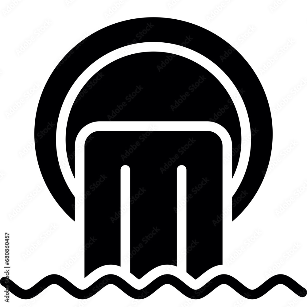 Fototapeta premium Sewer Icon
