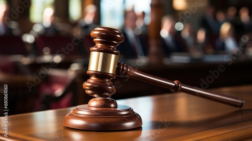 An auction stand with an auctioneer's gavel.