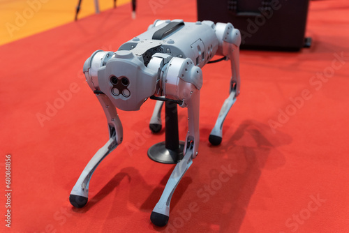 Four legs robot at the expo photo