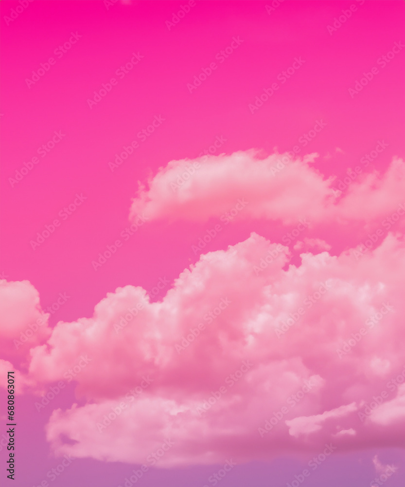 pink sky and clouds background