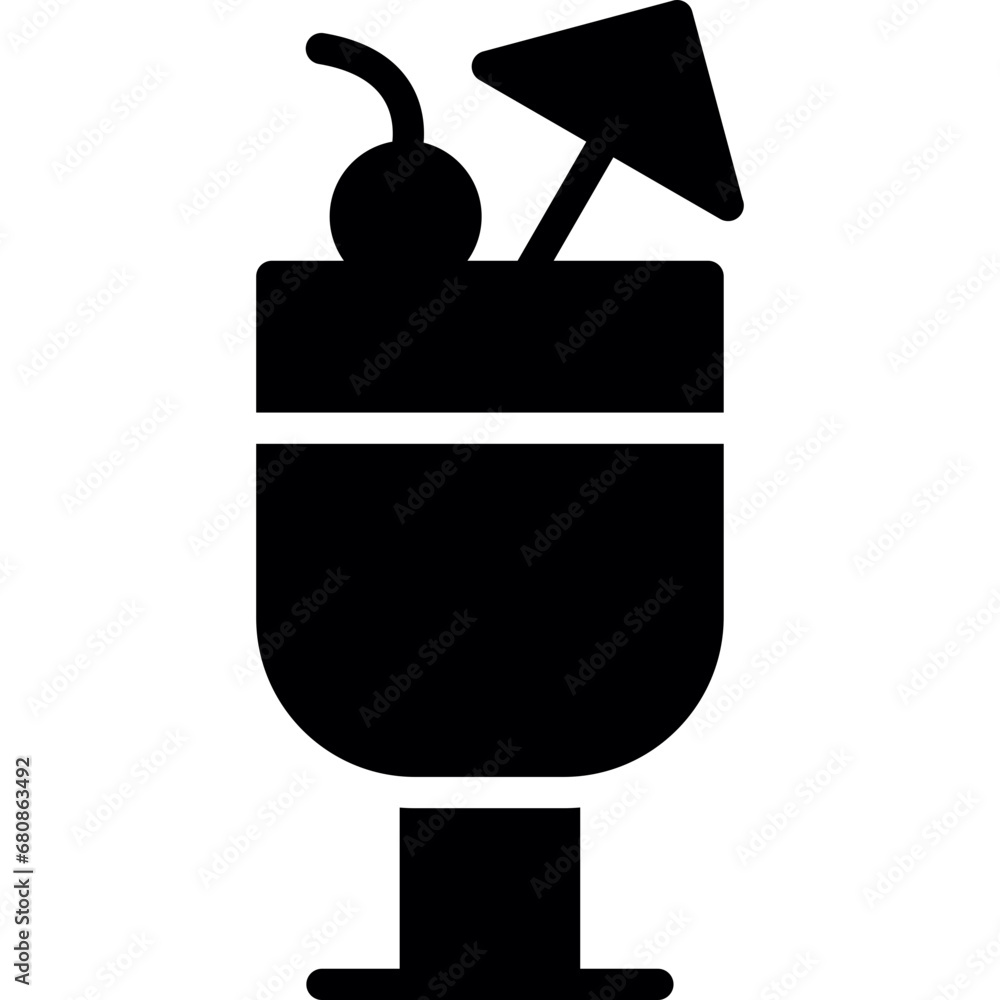 Obraz premium Cocktail Icon