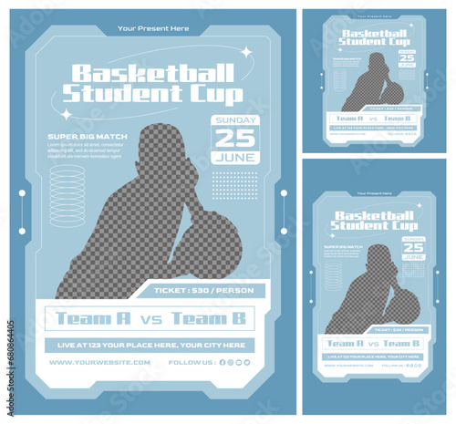 Basketball Tournament Flyer Template