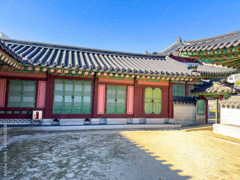 Gyeongbokgung palace in Seoul, South Korea Gyeongbokgung palace in Seoul, South Korea