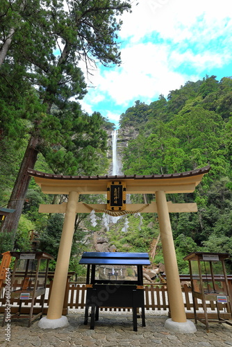 Nachi Waterfall  the tallest individual waterfall  at Nachisan  Nachikatsuura  Wakayama  Japan