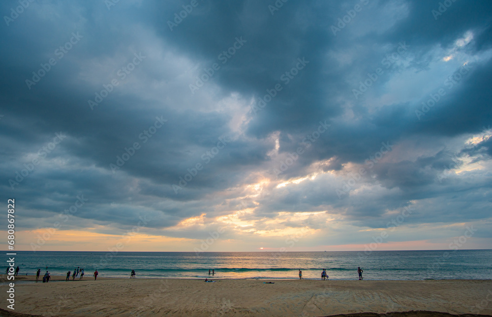 stunning clouds float above the sea as the sun sets..scenery The beauty of the sky was mesmerizing in stunning sunset.Gradient color..Sky texture, abstract nature background. stunning clouds float above the sea as the sun sets..scenery The beauty of the sky was mesmerizing in stunning sunset.Gradient color..Sky texture, abstract nature background.
