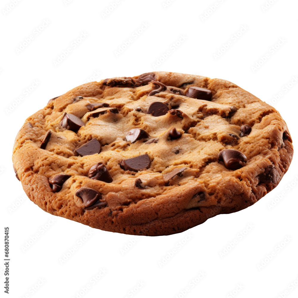 Chocolate chip cookies with transparent background Chocolate chip cookies with transparent background
